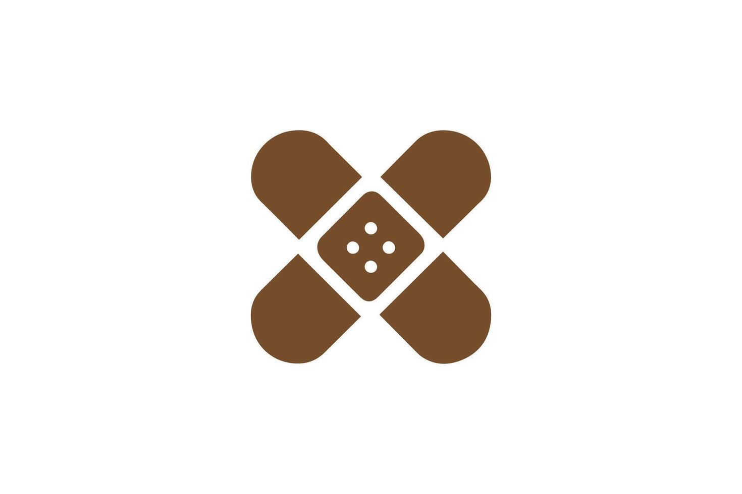 A brown and white logo for a company vector