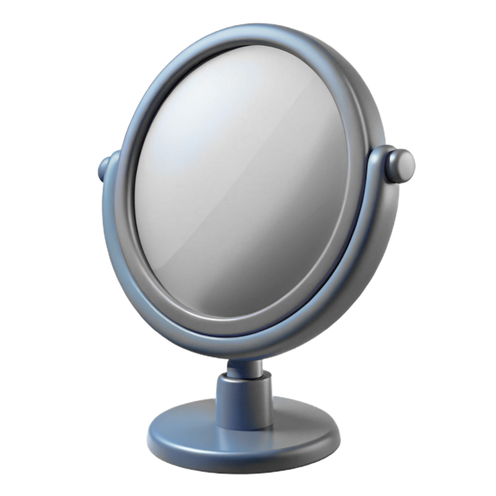 3d mirror stand png