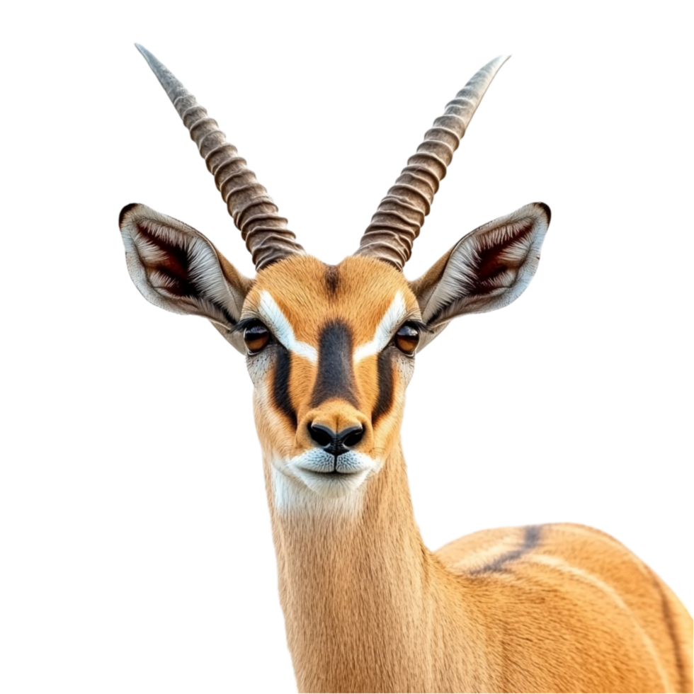 Antelope Head on Transparent Background png