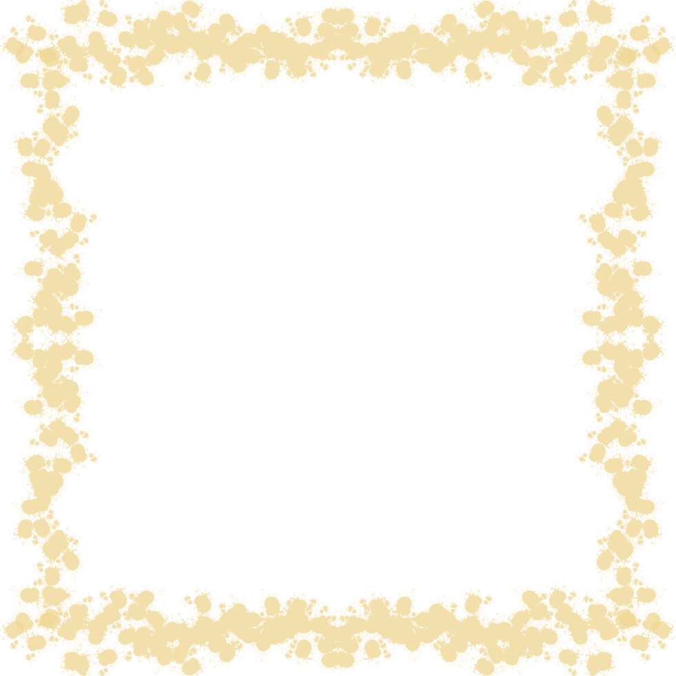 golden frame with floral ornament, frame with dot, Abstract Grunge Dot Border Frame-Illustration png