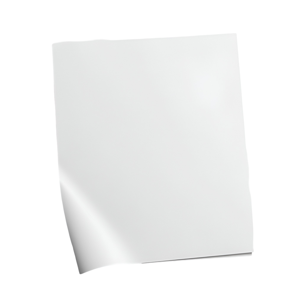 Ripped Paper Sheet With Rough Edges On Transparent Background png