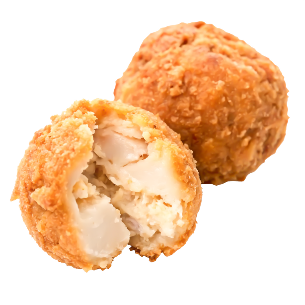 Crispy Fried Chicken Balls Golden Brown, Delicious Snack Food png