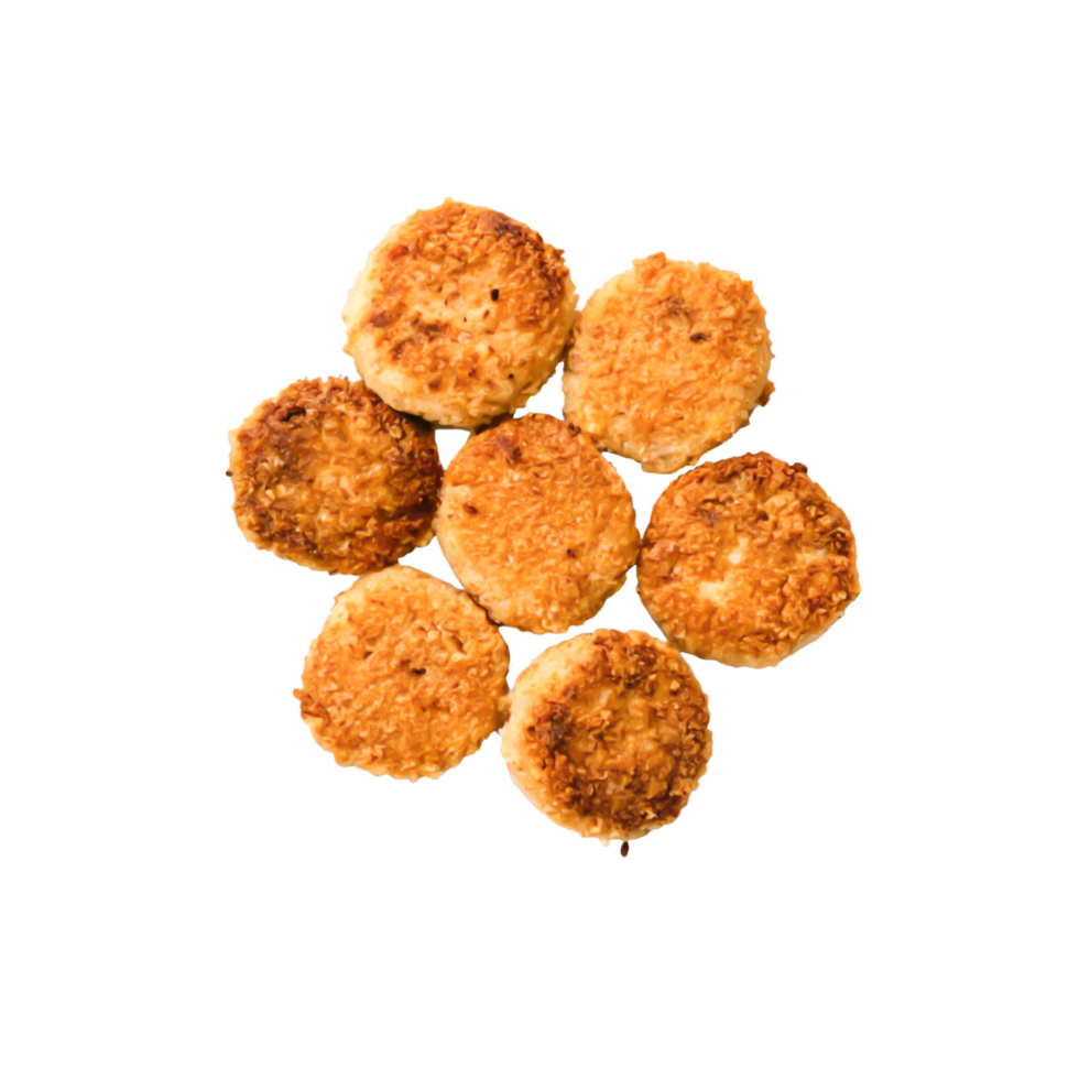 Golden-Brown Coconut Cookies Delicious Food Photography, Sweet Treat png