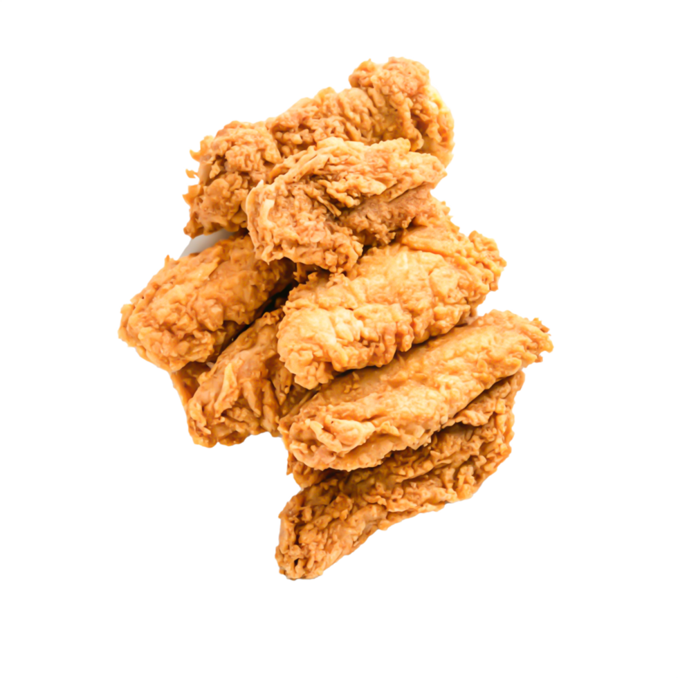 Crispy Fried Chicken Tenders Golden Brown, Delicious Food Photography png