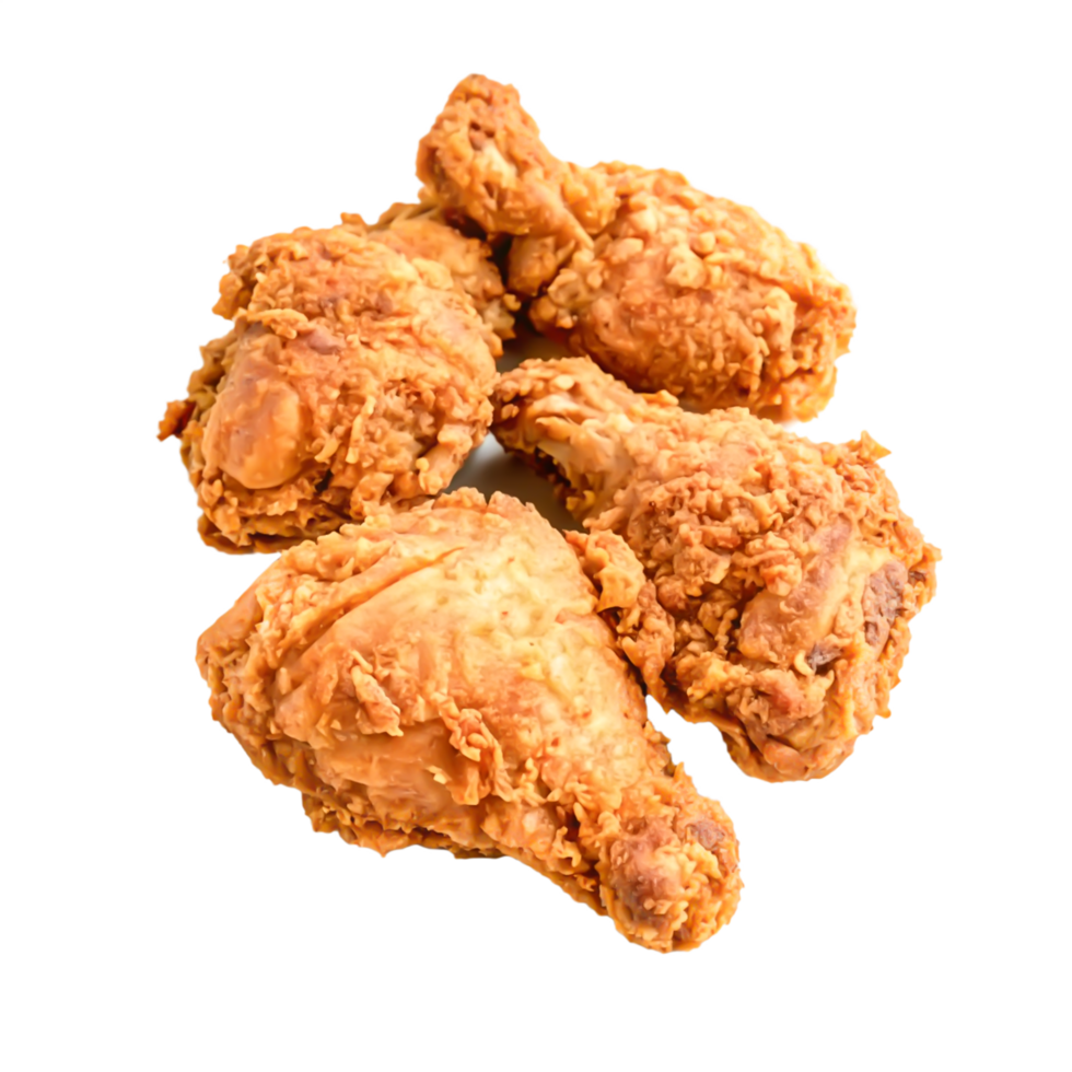 Crispy Fried Chicken Drumsticks Golden Brown, Texture, and Flavor png