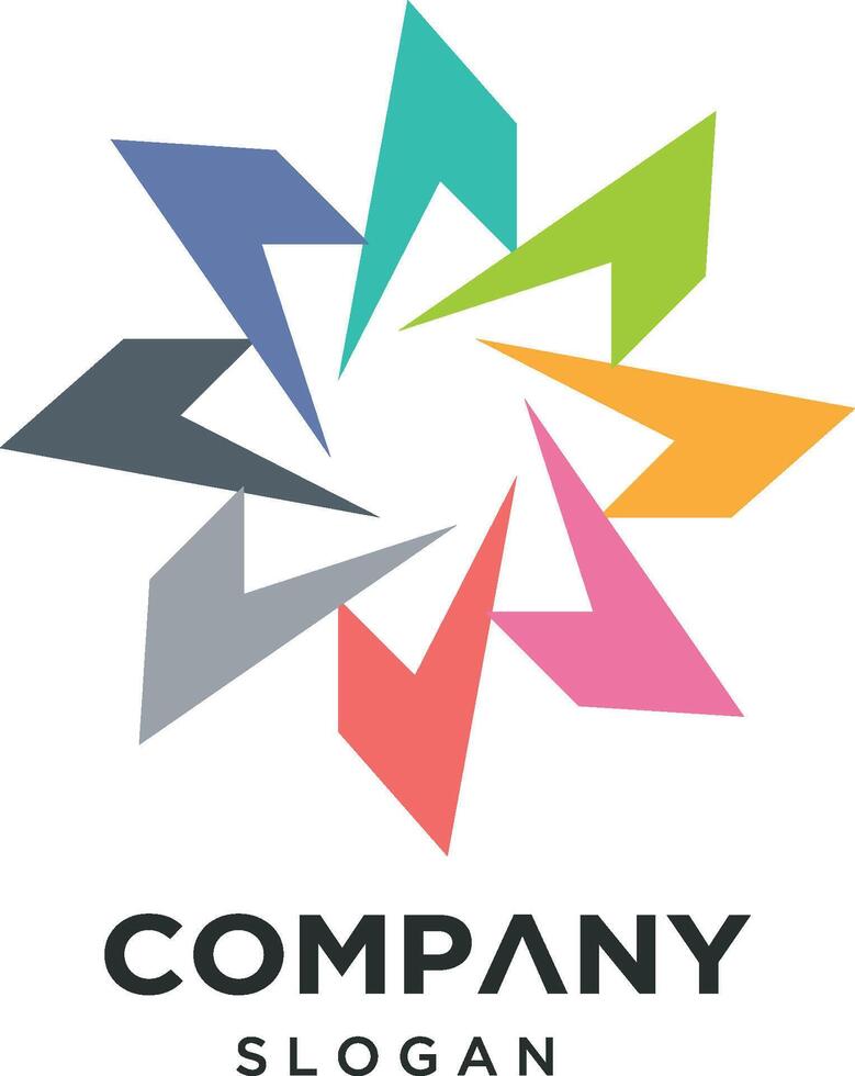 group company logo design idea vector