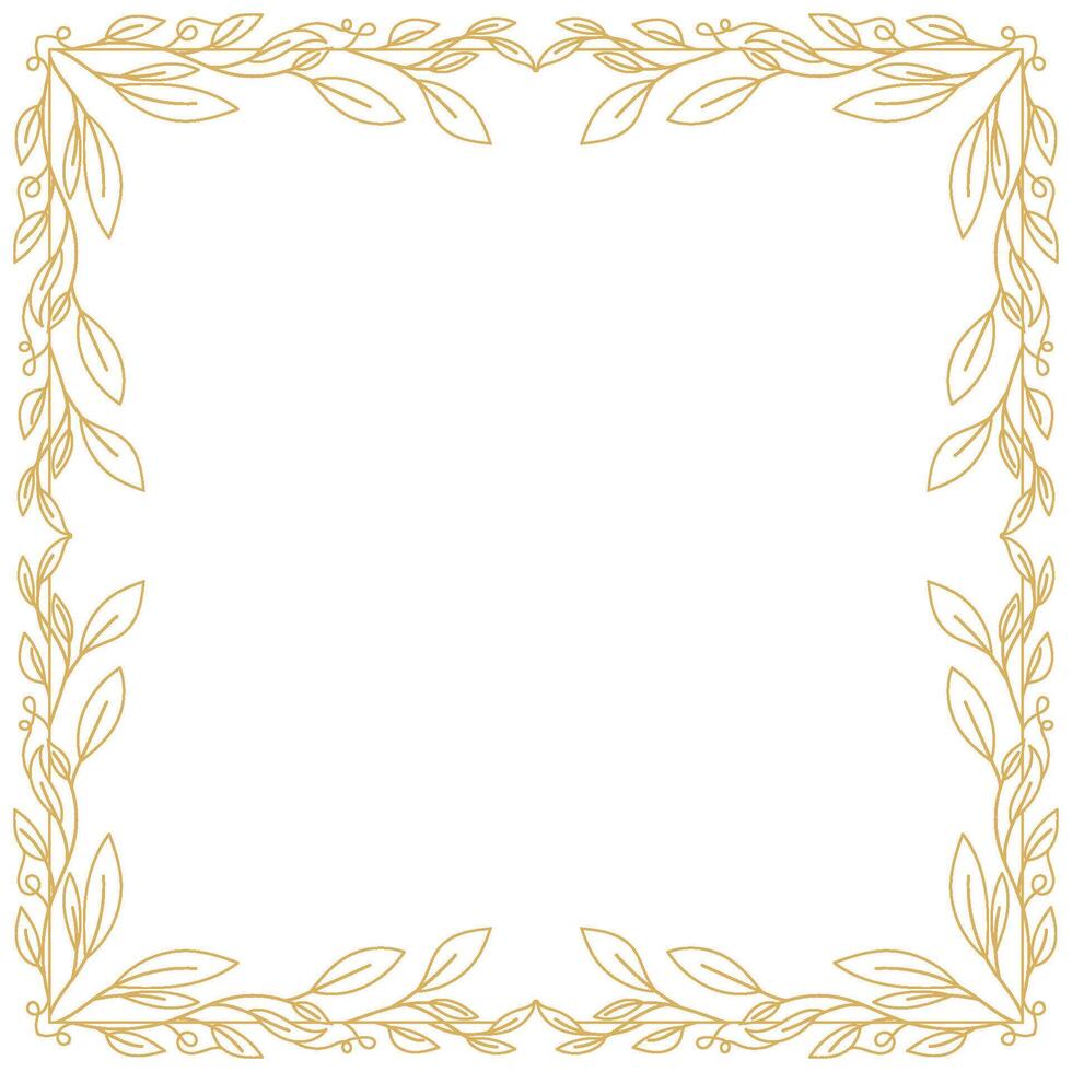 Vintage Ornate Frame and Calligraphic Border Element Design. vector