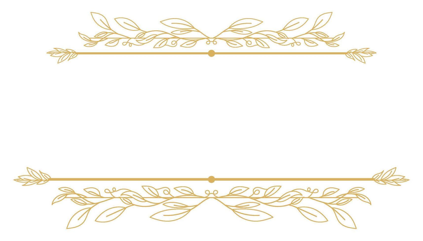 Luxury Ornate Frame with Calligraphic Border and Artistic Element. vector