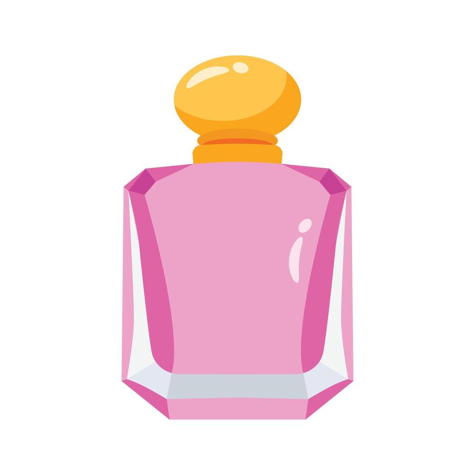 A well designed 3d style icon of perfume bottle vector