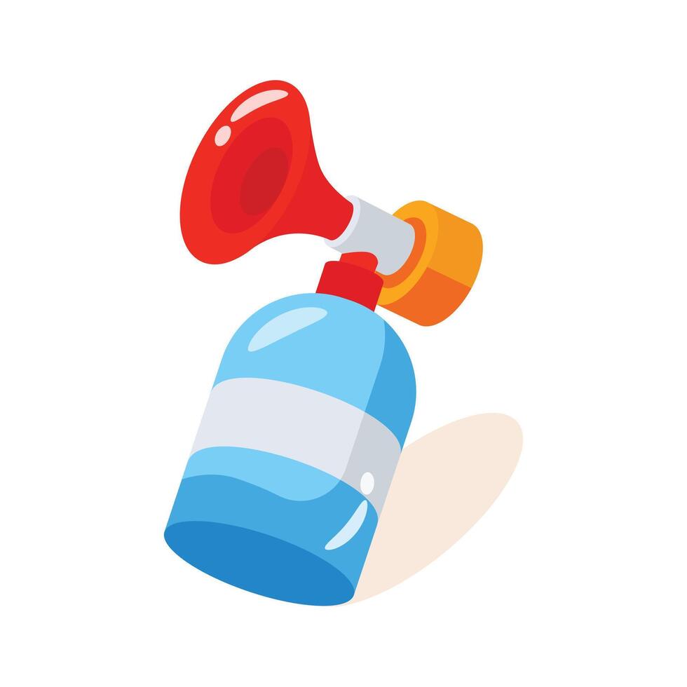 Have a look at this captivating 3d icon of air horn bottle vector