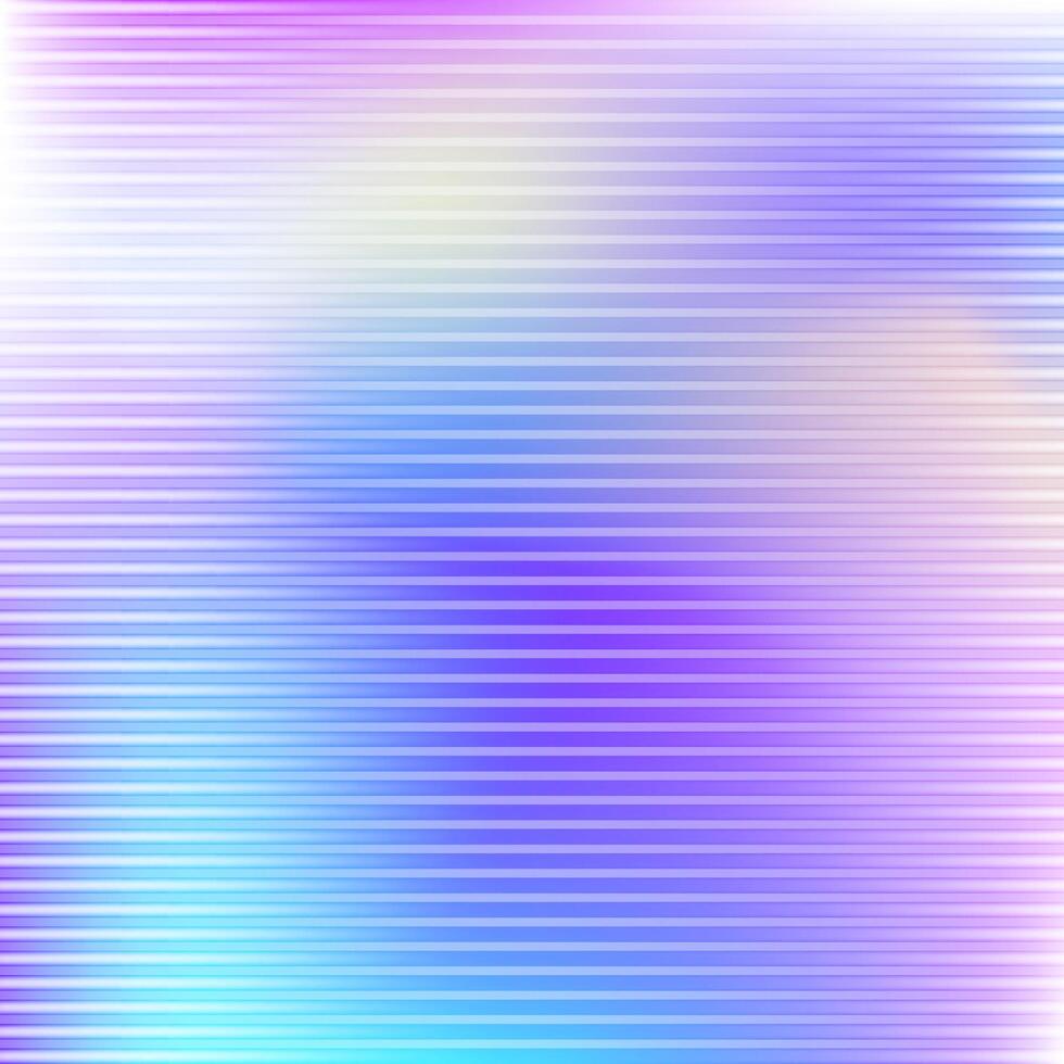 Abstract ribbed reflective glass texture with overlaid with horizontal lines Futuristic holographic gradient background with soft colors for banner poster creative backdrop. illustration vector