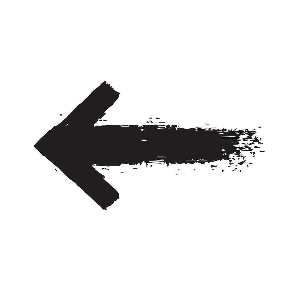 Dusty and Scratched Arrow Sign vector