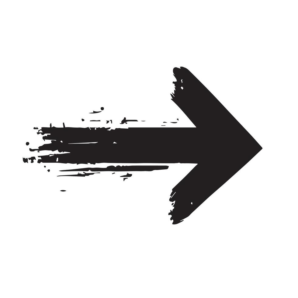 Scratched Arrow Sign Texture vector