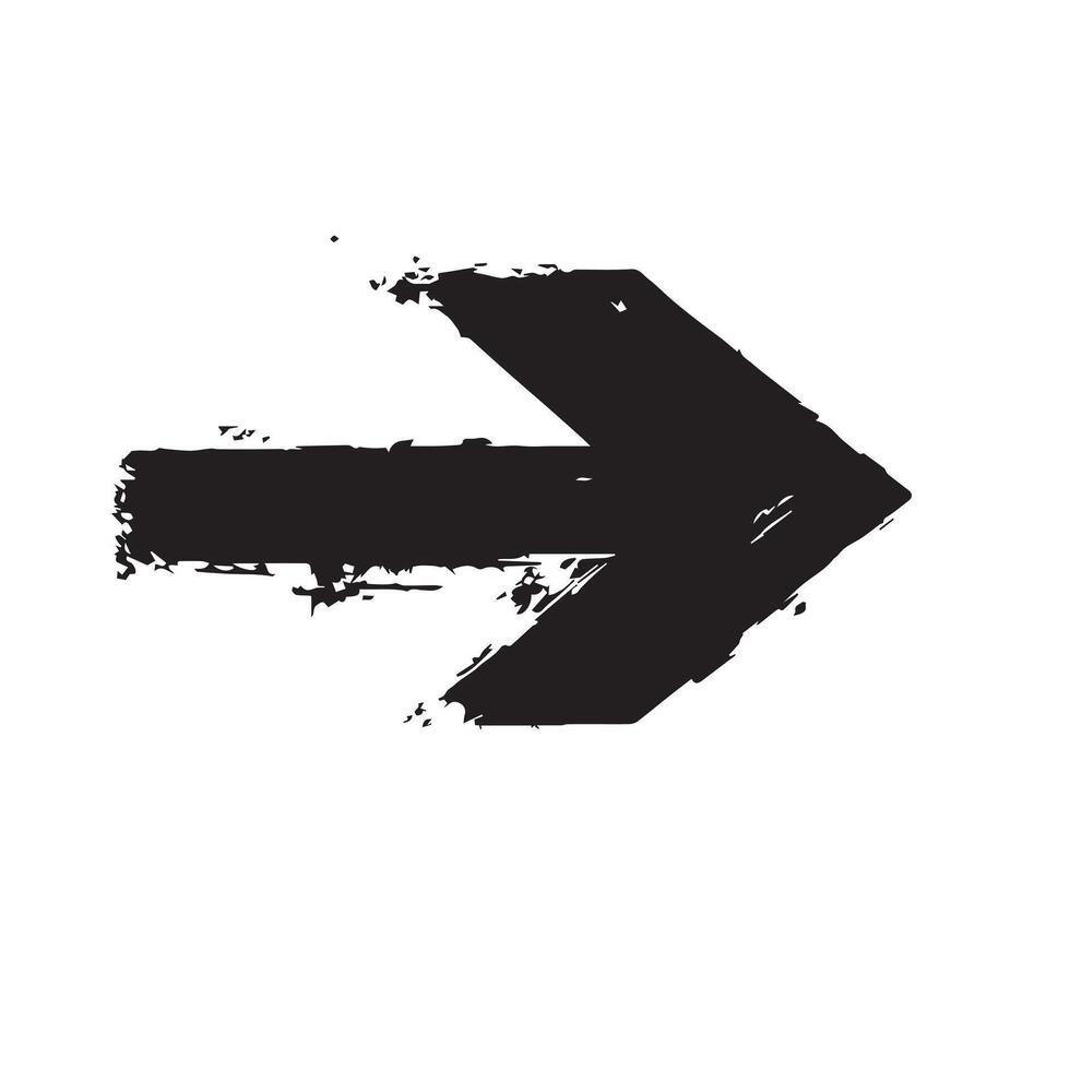 Abstract Grunge Arrow Design vector
