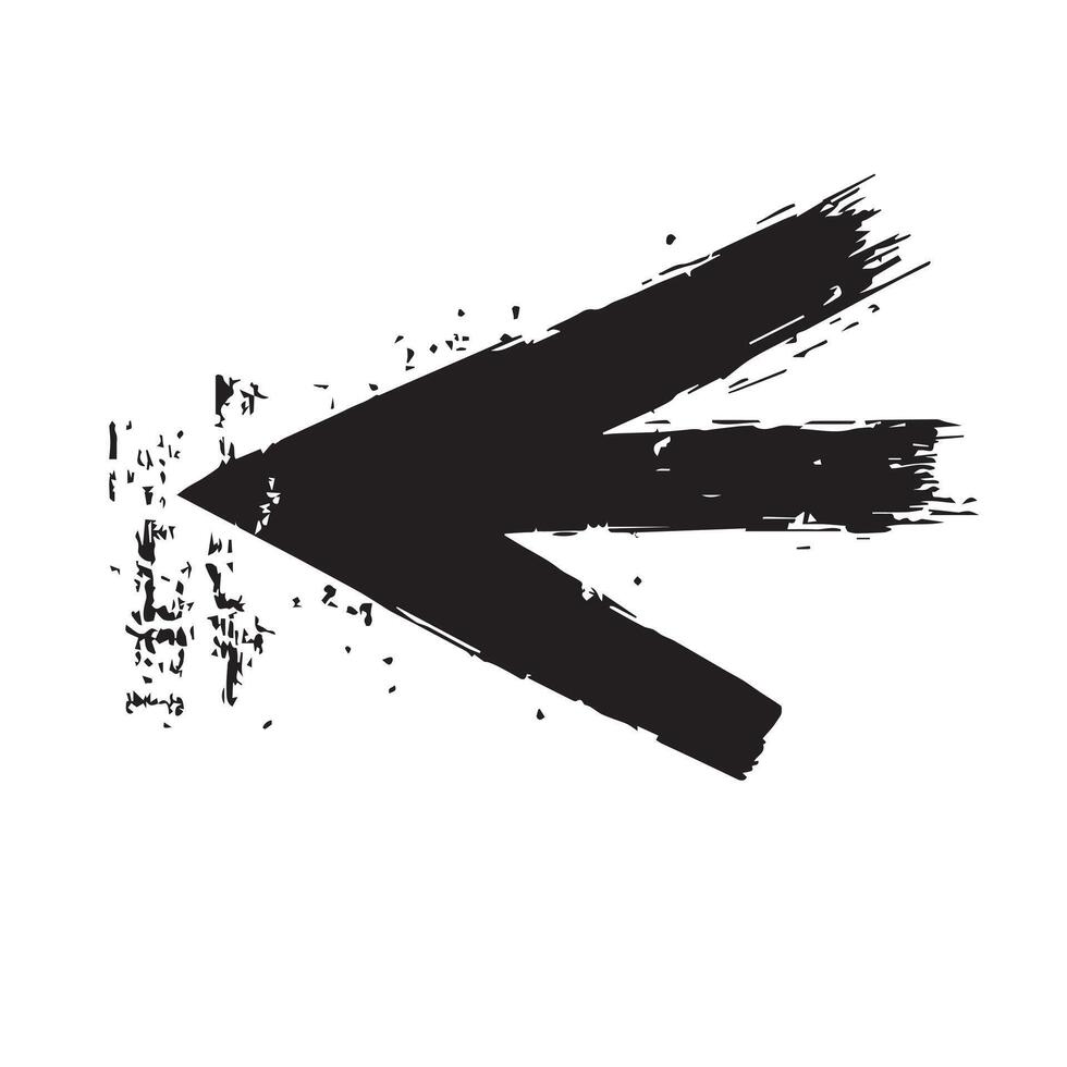 Abstract Marked Arrow Symbol vector