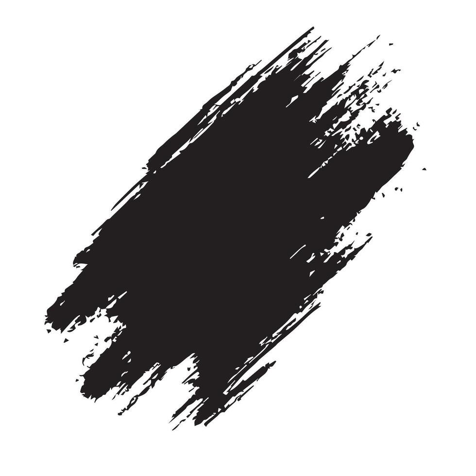 Authentic Paint Strokes Set vector