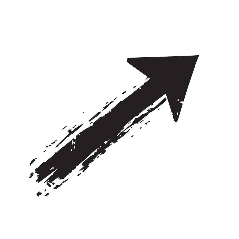 Weathered Directional Arrow vector