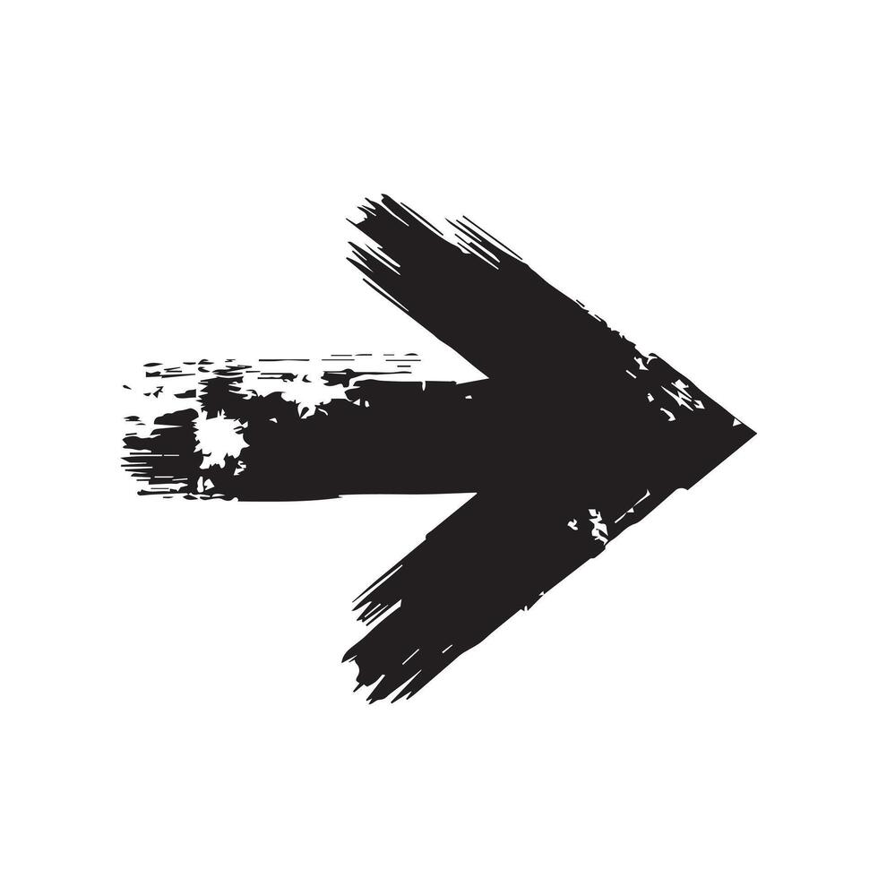 Cracked and Faded Arrow Texture vector