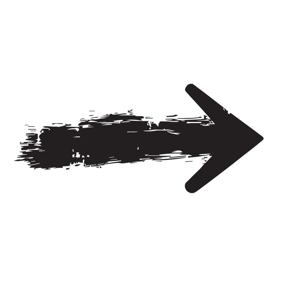 High-Impact Grunge Arrow Art vector