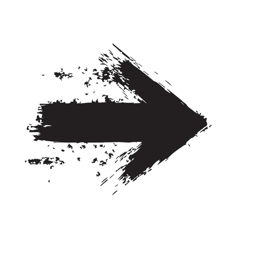 Grunge Arrow Sign Collection vector