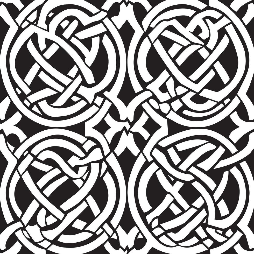 Elegant Celtic Weaving Pattern vector