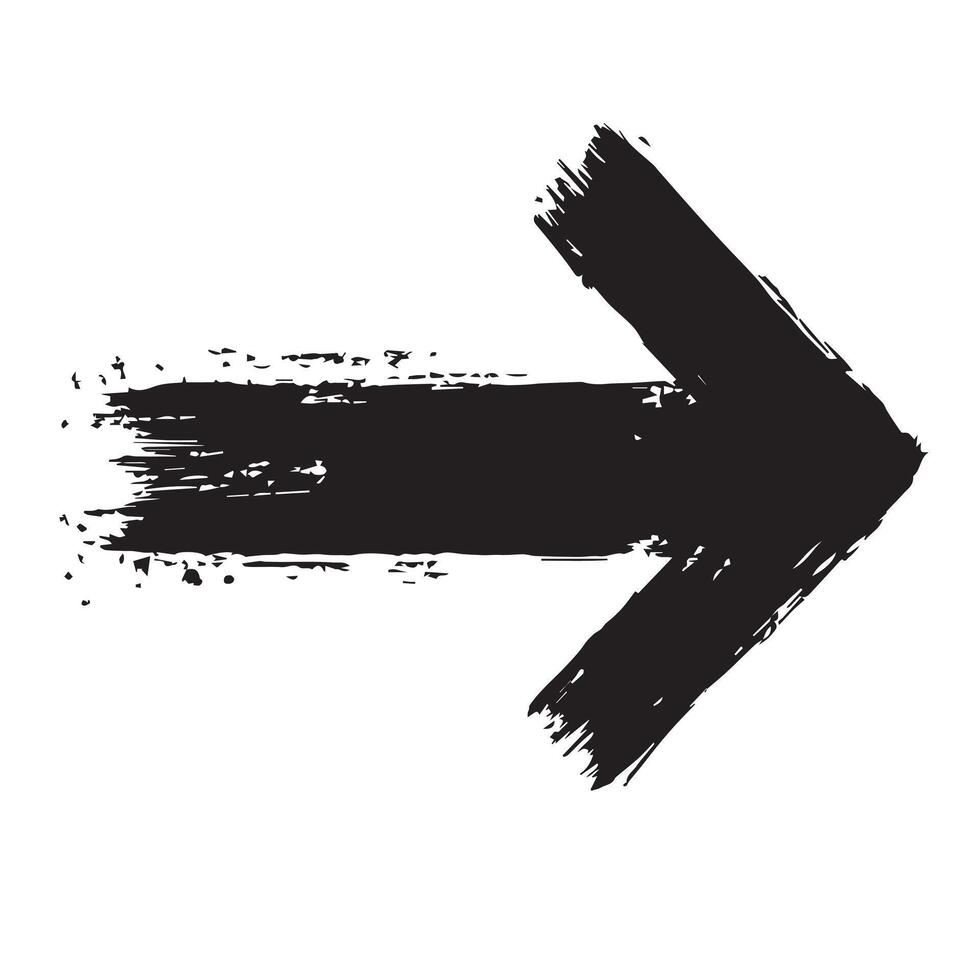 Eroded Arrow Sign Symbol vector