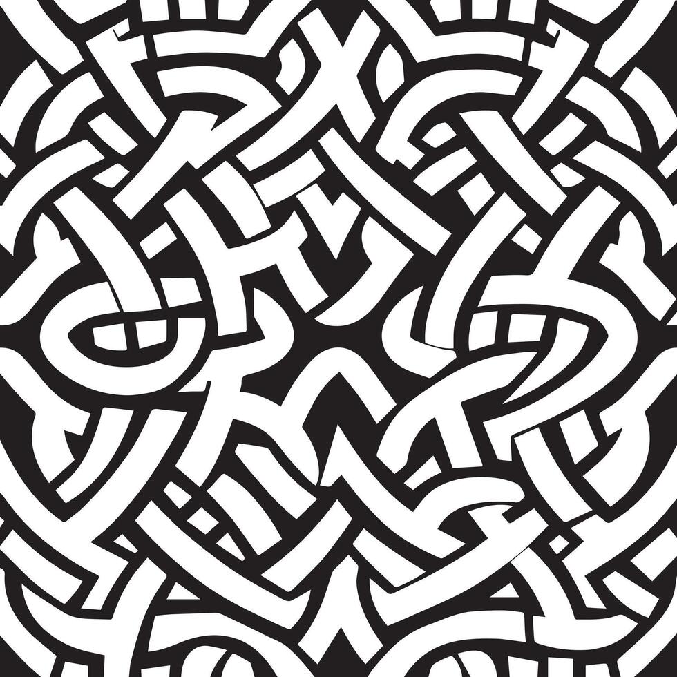 Historic Gaelic Pattern Design vector