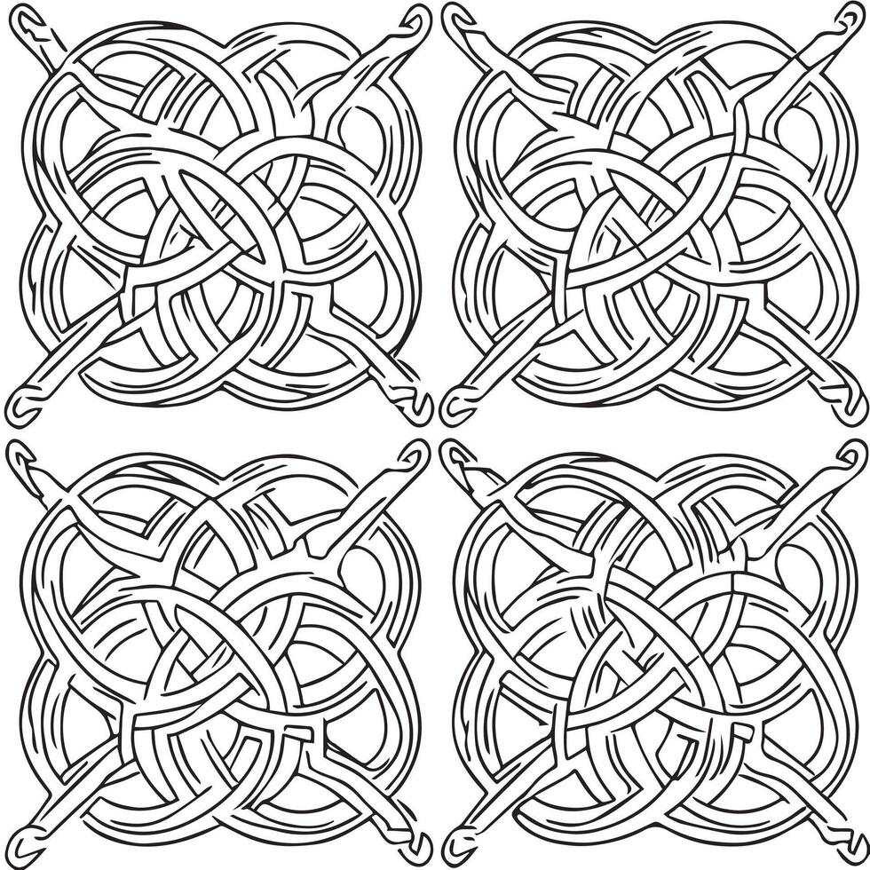 Sacred Knotwork Inspired by Tradition vector