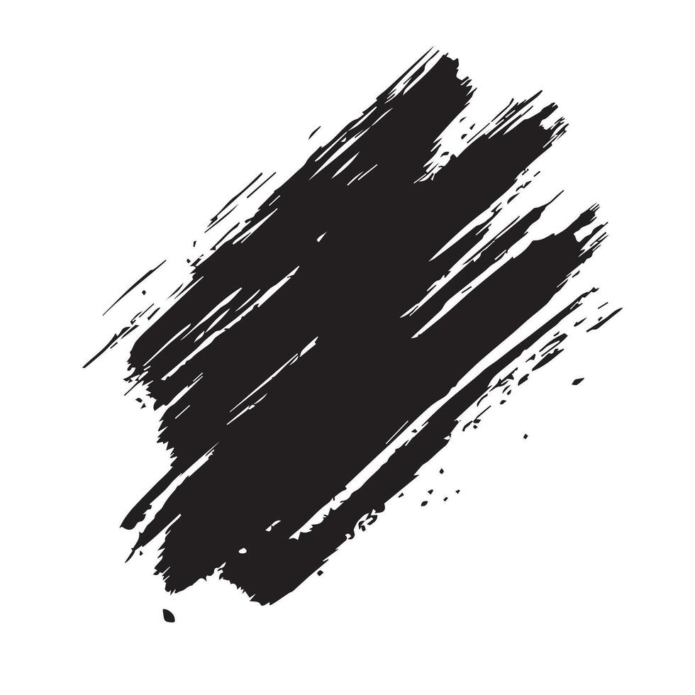 Freeform Paint Stroke Elements vector