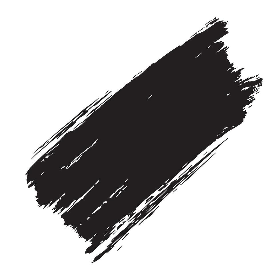 Dry Brush Stroke Collection vector