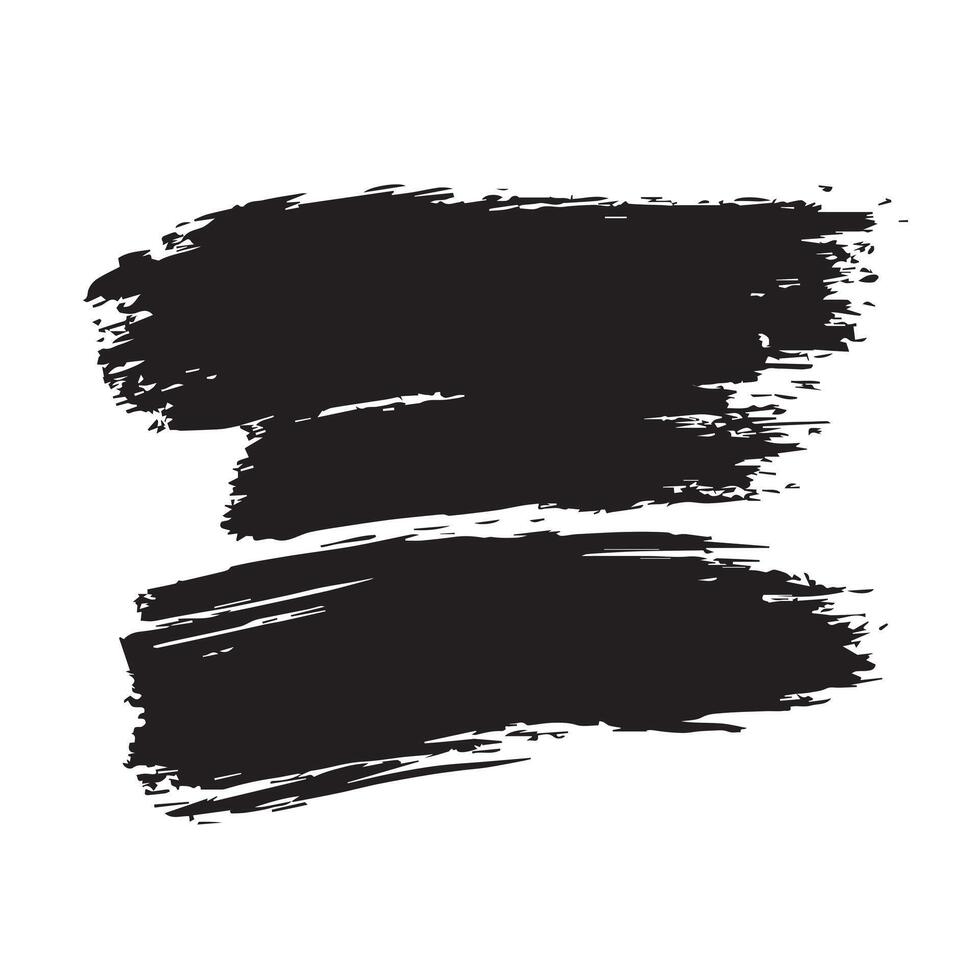 High-Resolution Brush Stroke Pack vector