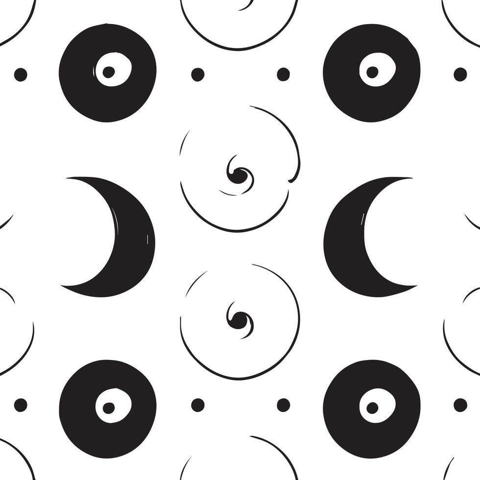 Meditative Yin Yang Wallpaper vector