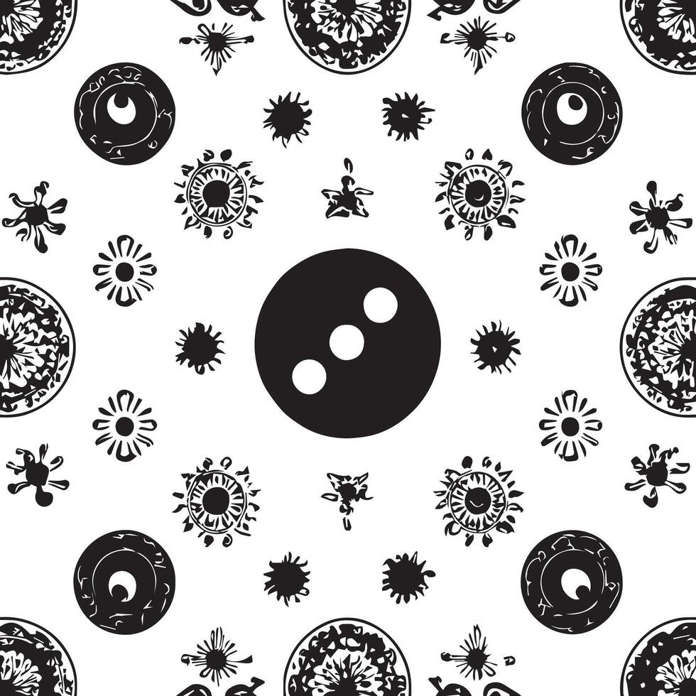 Harmony and Balance-Themed Pattern vector
