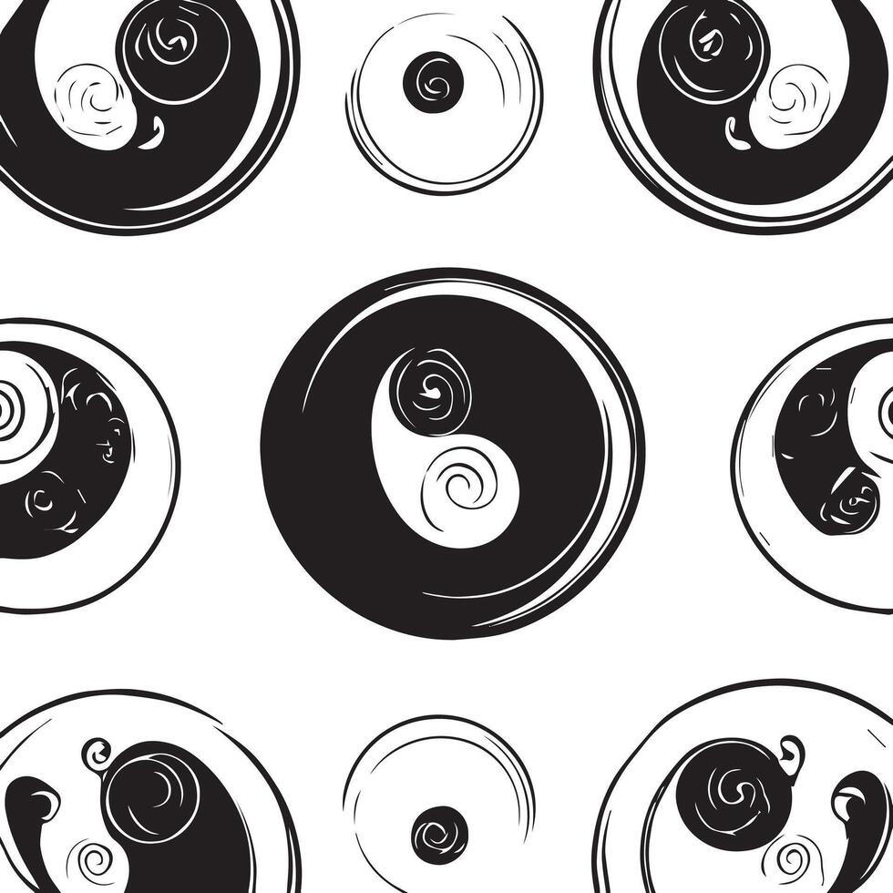 Tranquil Zen Elements Design vector
