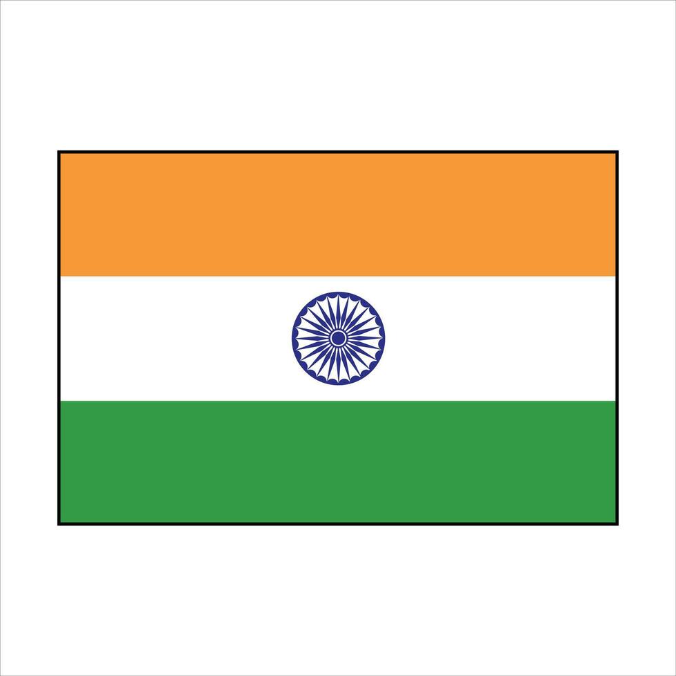 Flag of India. vector