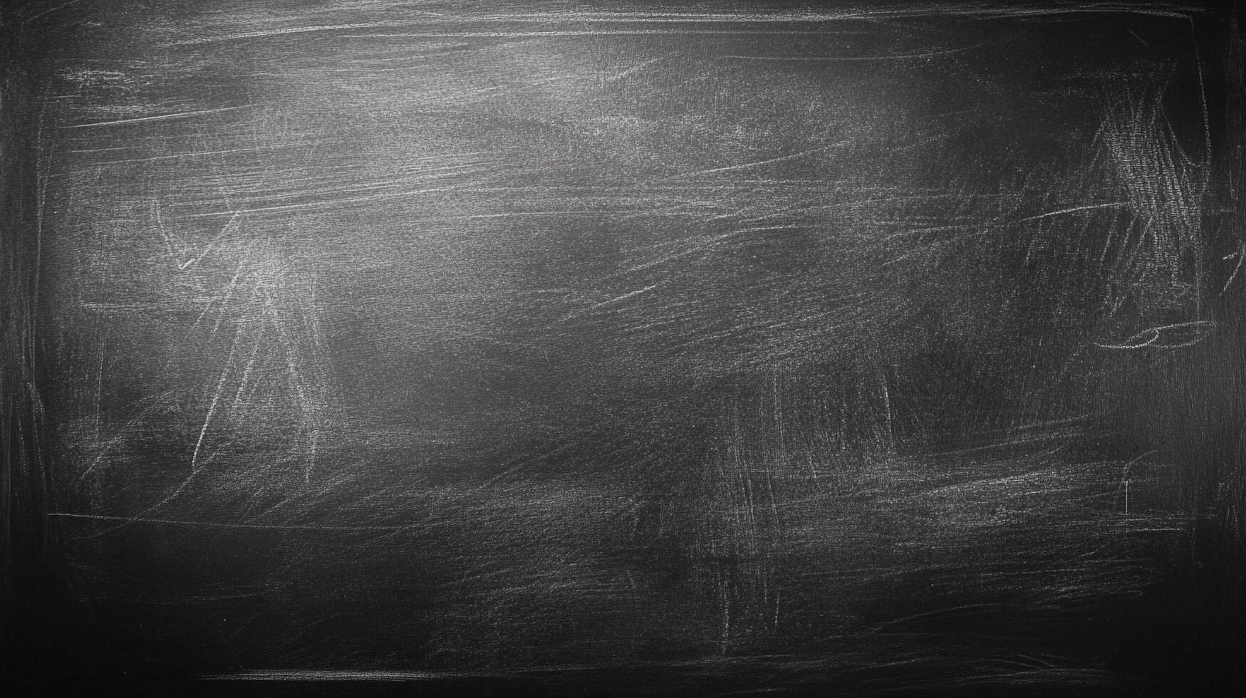 An old, used chalkboard with chalk residue creating textures and tones. The chalkboard is used with residue. It evokes memories of learning. photo