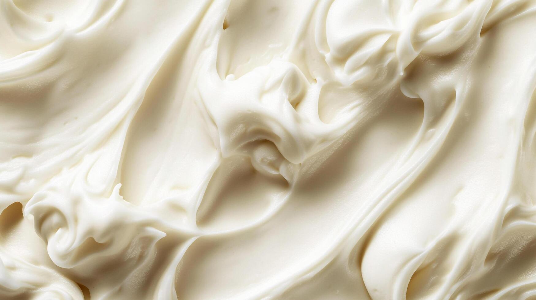 Abstract swirls of creamy, smooth, white matter fills the image, creating soft highlights, shadows, and a sense of depth and texture. photo