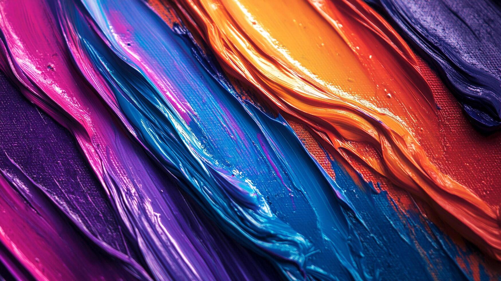 Colorful texture with diagonal stripes of paint creating depth and dimension, perfect for adding vibrant touch to any creative project. photo
