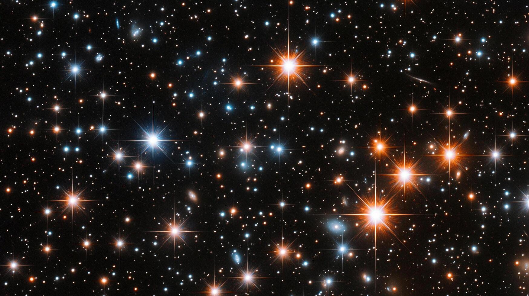 A dazzling display of numerous stars and distant galaxies scattered across the vast expanse of the cosmos, twinkling in the dark. photo
