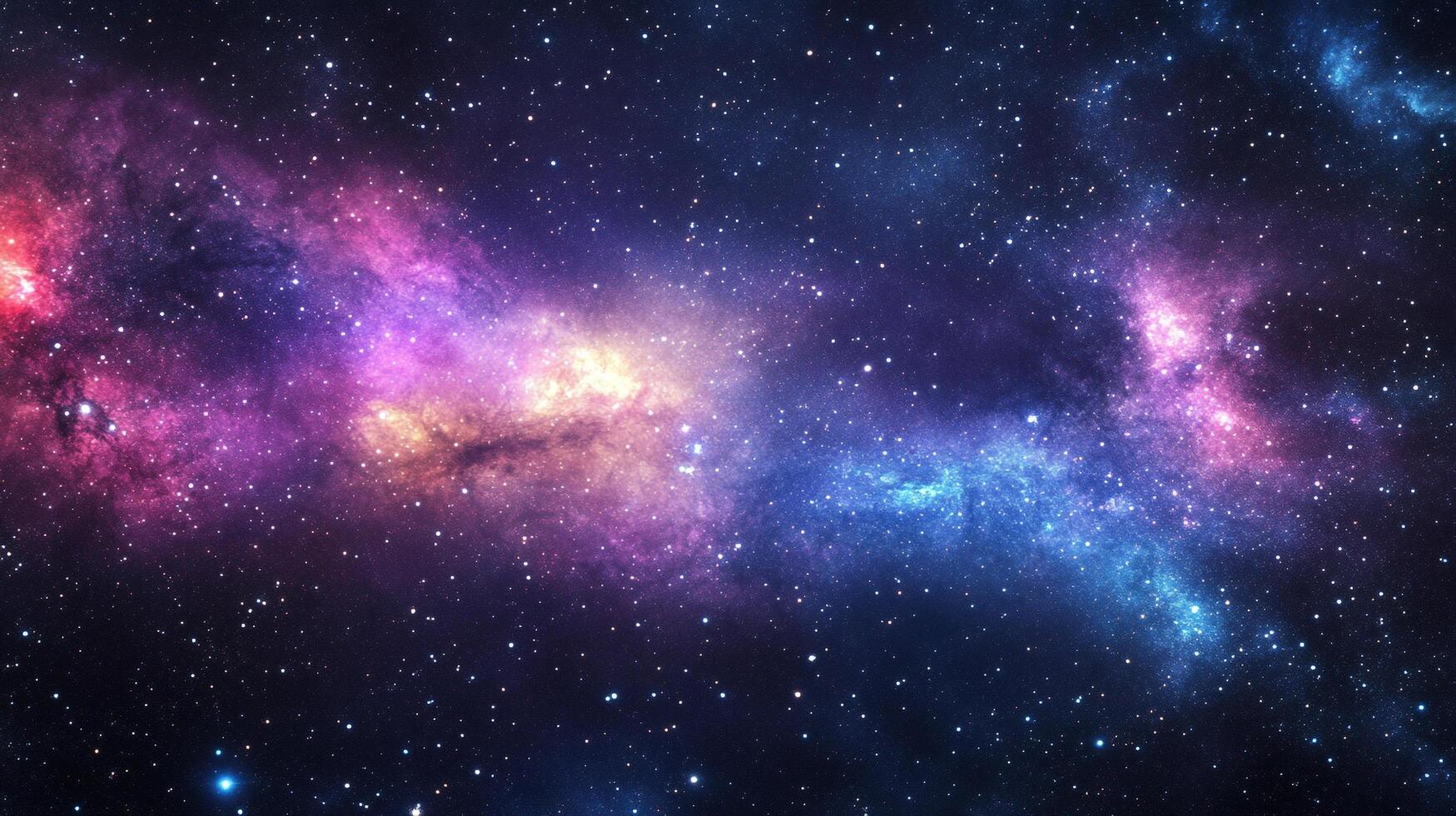 A captivating image of a colorful nebula filled with stars, showcasing the beauty and vastness of deep space exploration and astronomy. photo