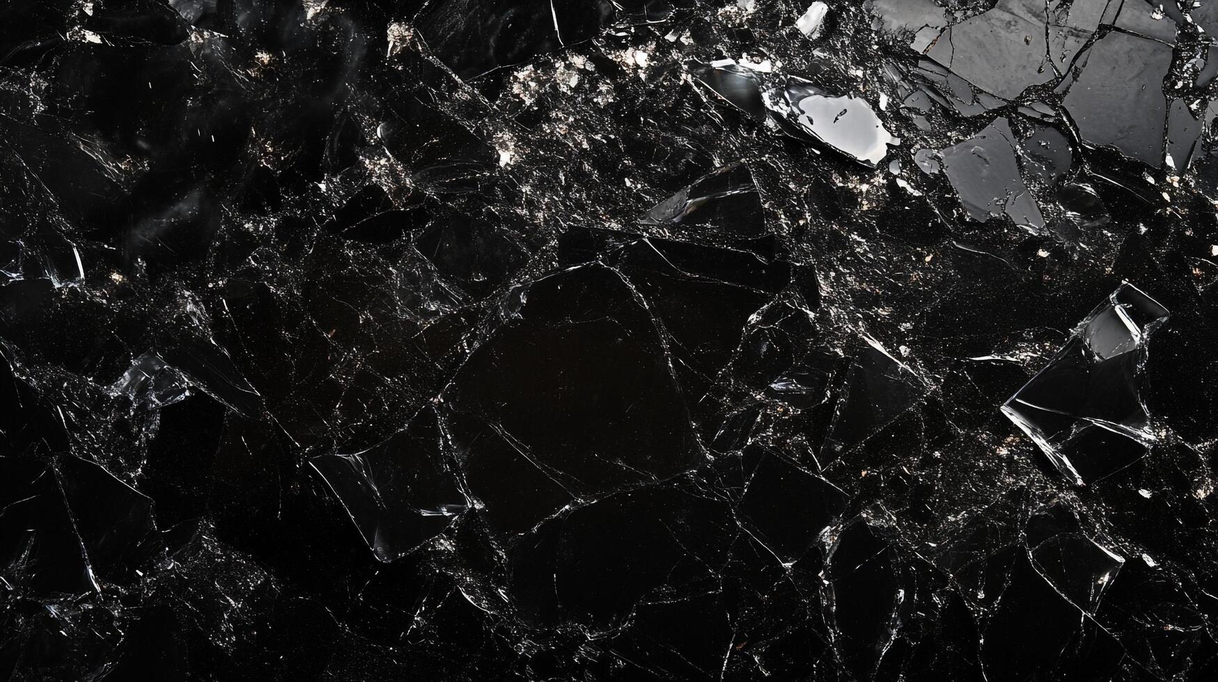 Striking black marble texture with white veining. Luxurious and sophisticated surface design, perfect for elegant applications. photo