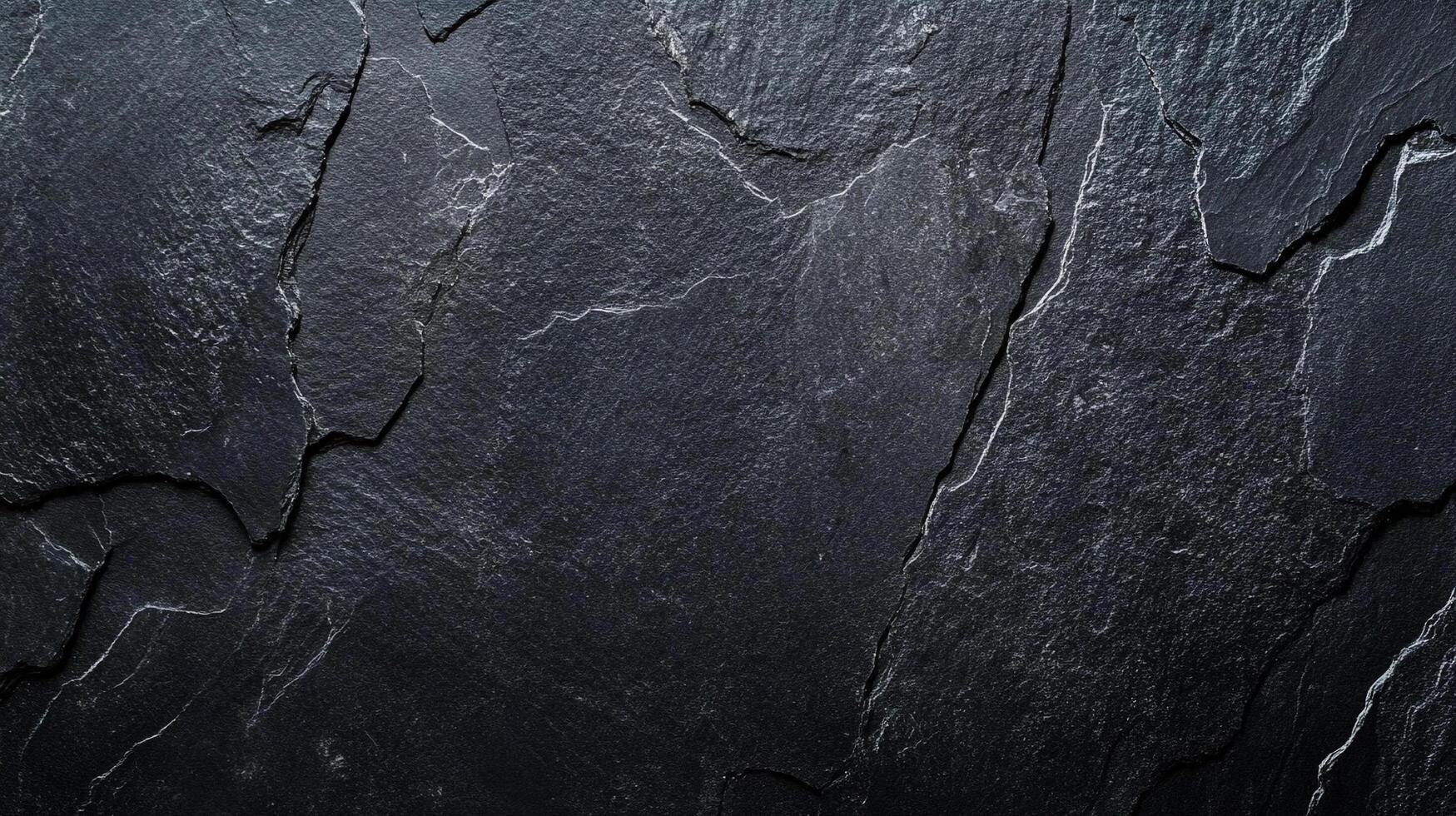 Dark and moody stone texture of rough hewn stone. Surface with a textured pattern formed from the split stone is perfect background. photo