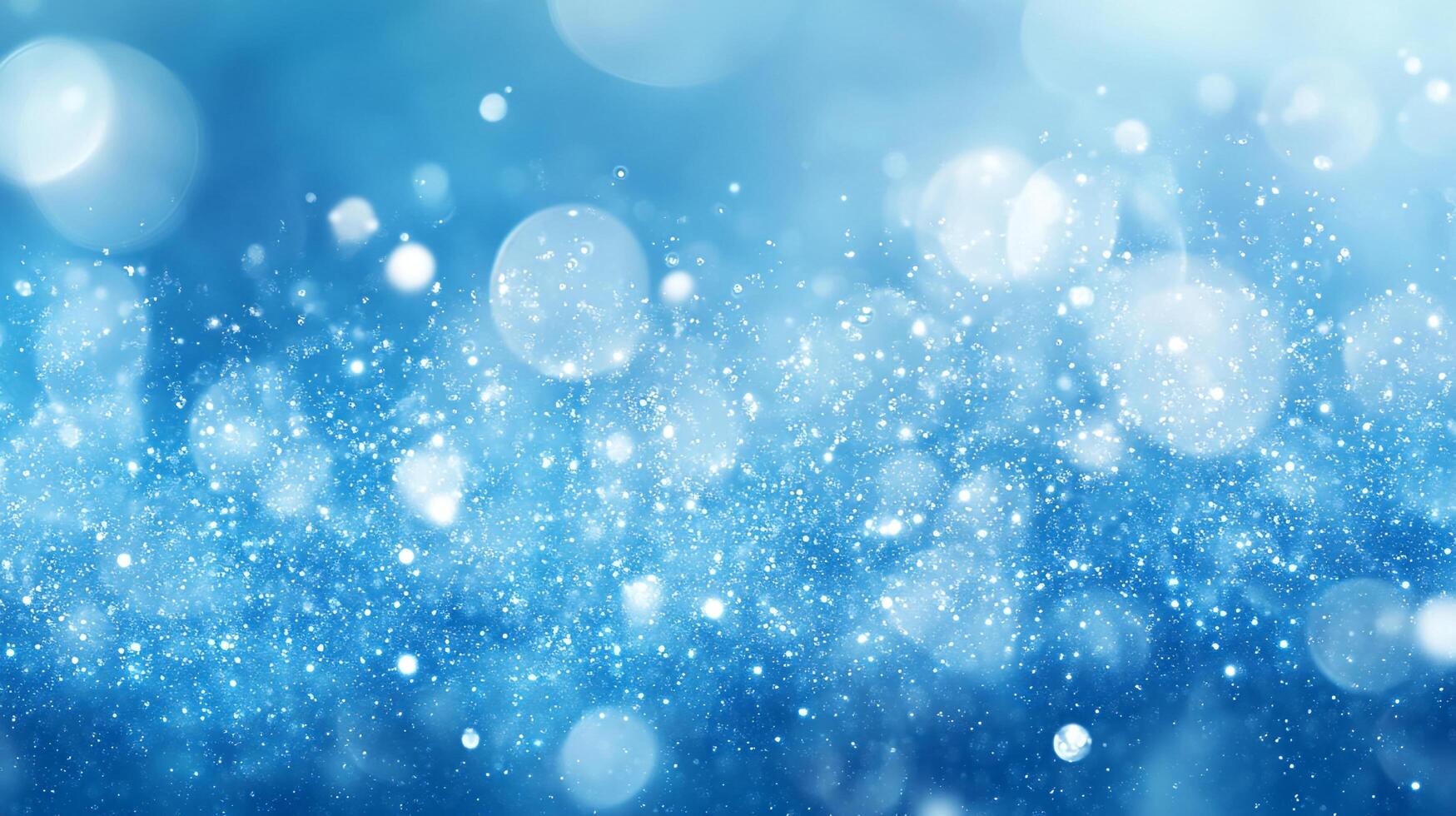 Abstract blue shimmering light, perfect for backgrounds, winter themes, or festive designs that require a magical, bright touch. photo