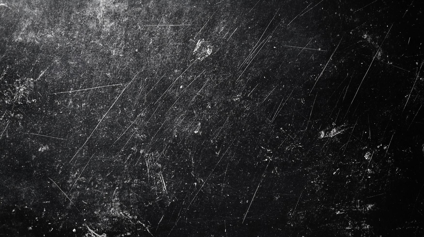 Abstract black and white texture with scratches and dust, creating a vintage or grunge effect. High contrast and detail. photo