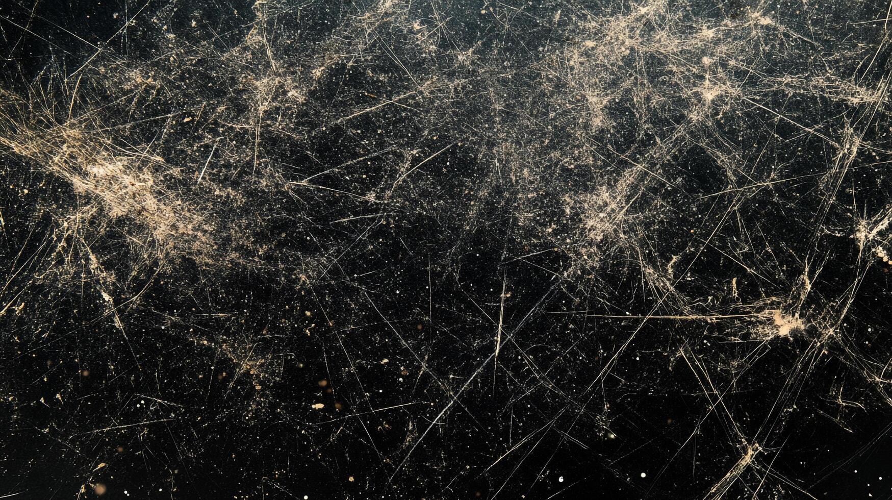Abstract dark surface with intricate patterns and textures, resembling a distressed or damaged material, creating visual interest. photo
