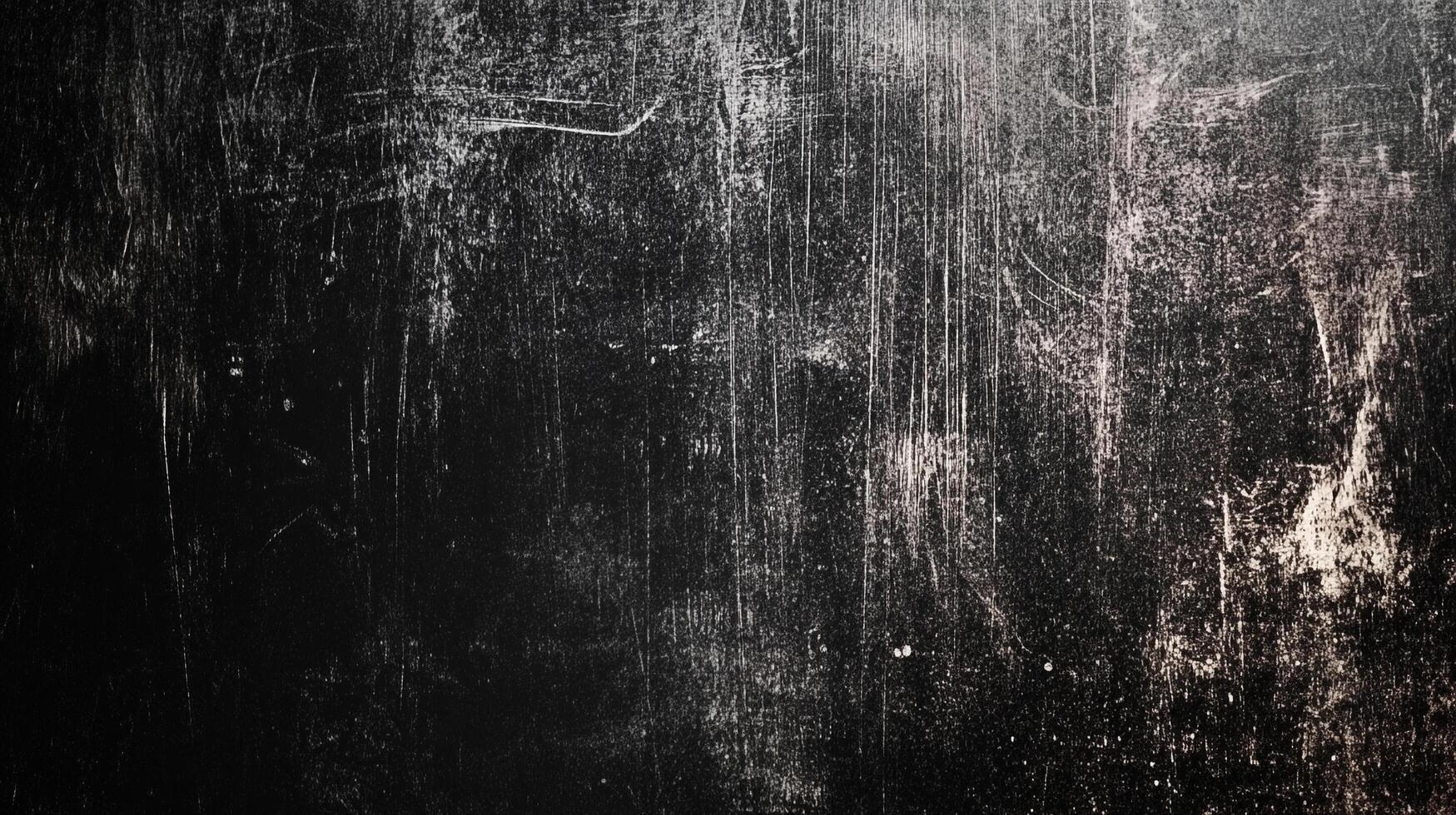 Grungy black surface texture, showing scratches and dust. An abstract design for use as background or overlay to add an distressed feel photo