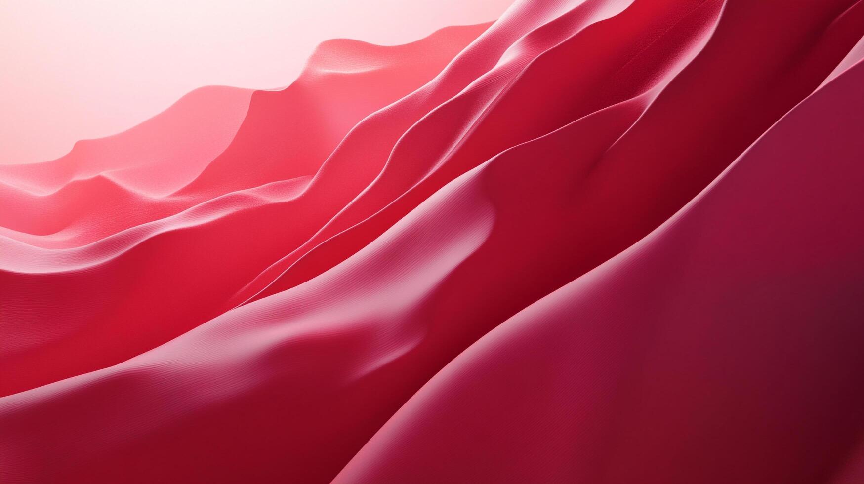 A visually stunning abstract representation of flowing red waves, illustrating rich textures and artistic fluidity, evoking emotions of passion and energy. photo