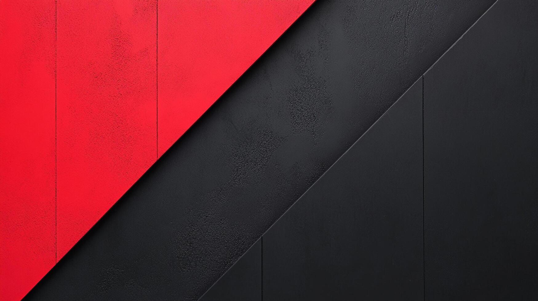 A striking composition of geometric shapes using red and black, that captures the essence of modern design and the beauty of contrasting colors. photo