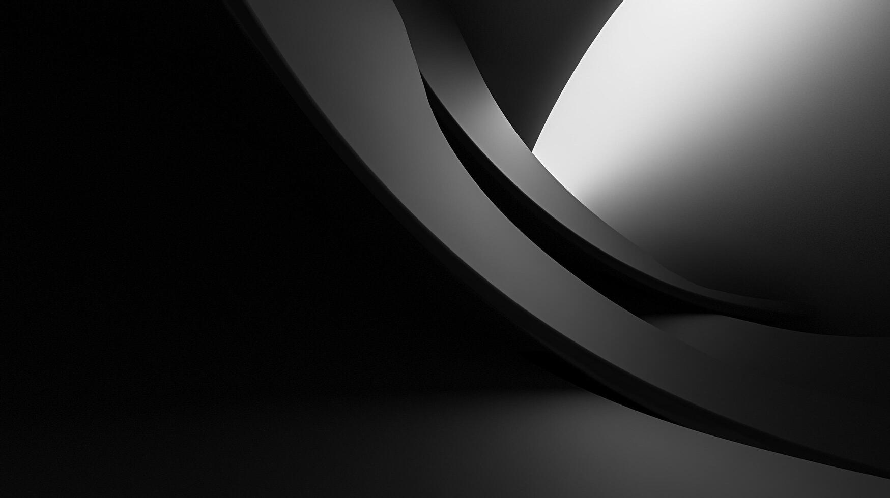 This image presents a futuristic, abstract shape characterized by soft curves and a sleek surface, inviting viewers into a world of imagination and creativity in design. photo