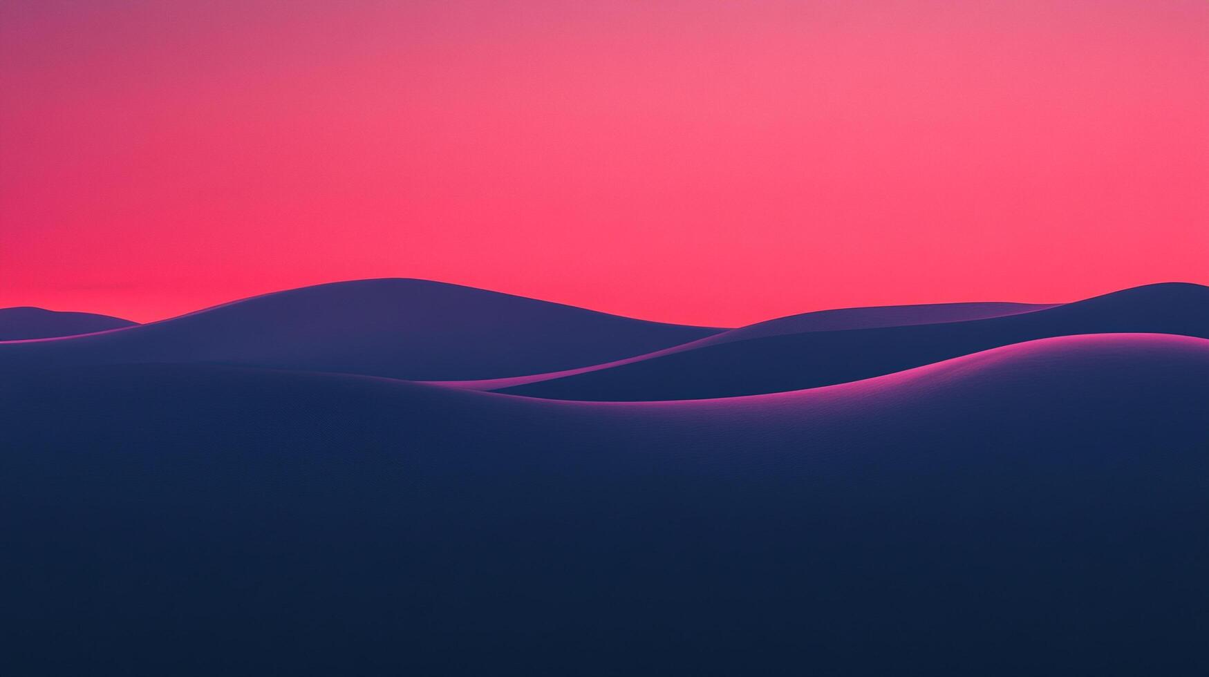 A stunning sunset casts dramatic hues across darkened rolling dunes, creating a powerful visual experience that evokes emotions of wonder and introspection. photo